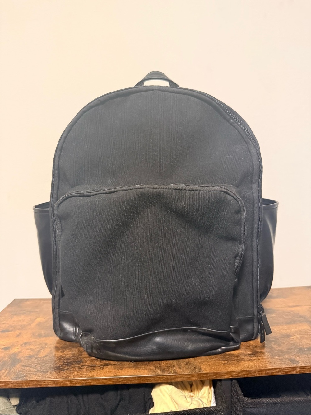 BEIS Black Travel Backpack